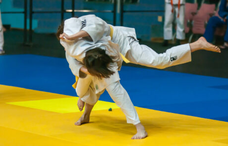 Judo competitions among girls, Orenburg, Russia